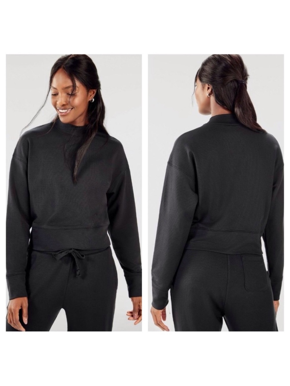 FABLETICS- size small Luna Modal Blend Mock Neck Pullover